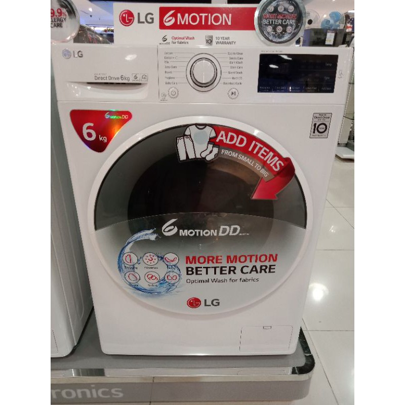 Lg washing machine direct drive deals 6kg