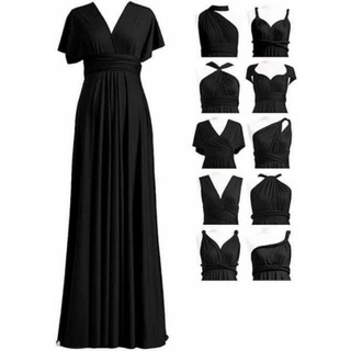 Infinity Dress with Tube BLACK Wedding Dress Shopee Philippines