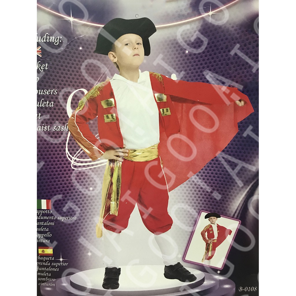 United Nations Spain Costume for Boys Spanish Matador Boy Costume for ...