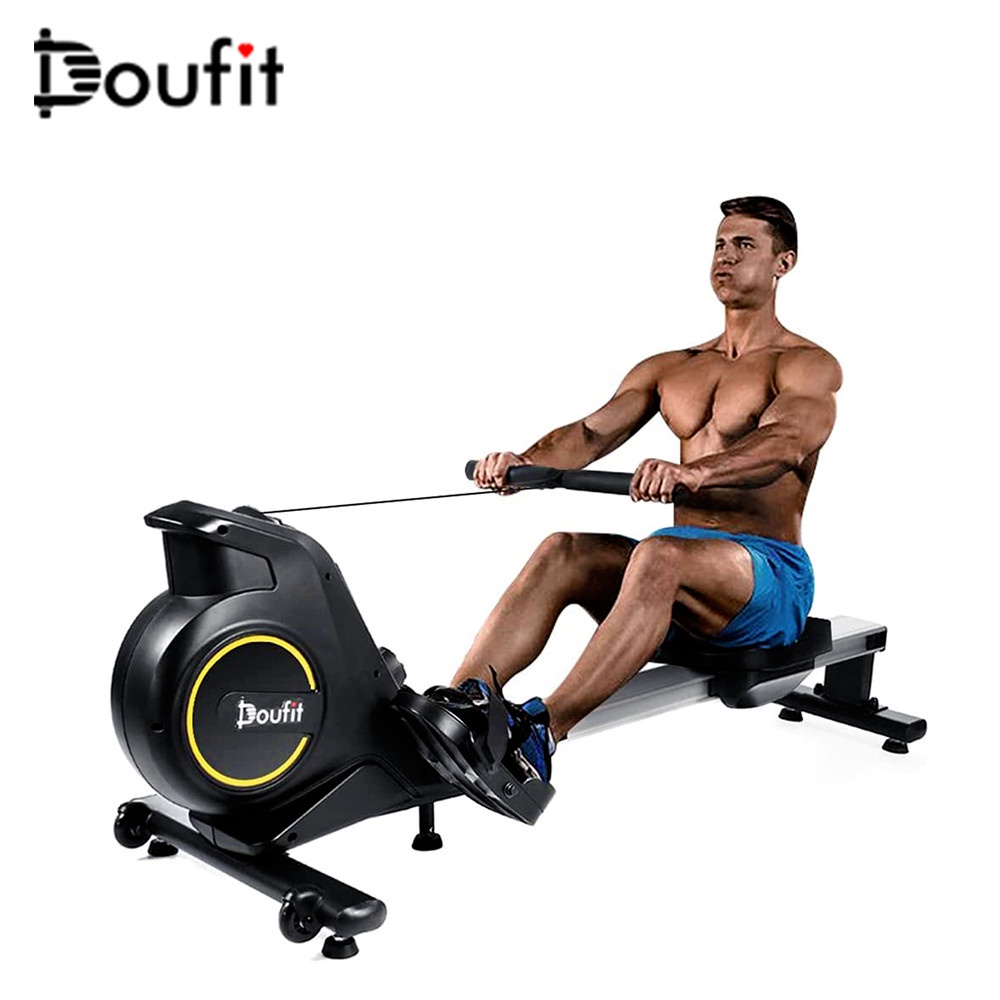Doufit 120KG Foldable Magnetic Rower Rowing Machine for Full Body ...