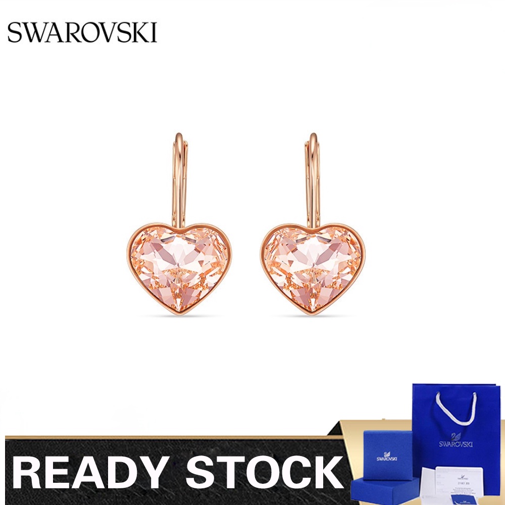 Swarovski bella heart on sale pierced earrings