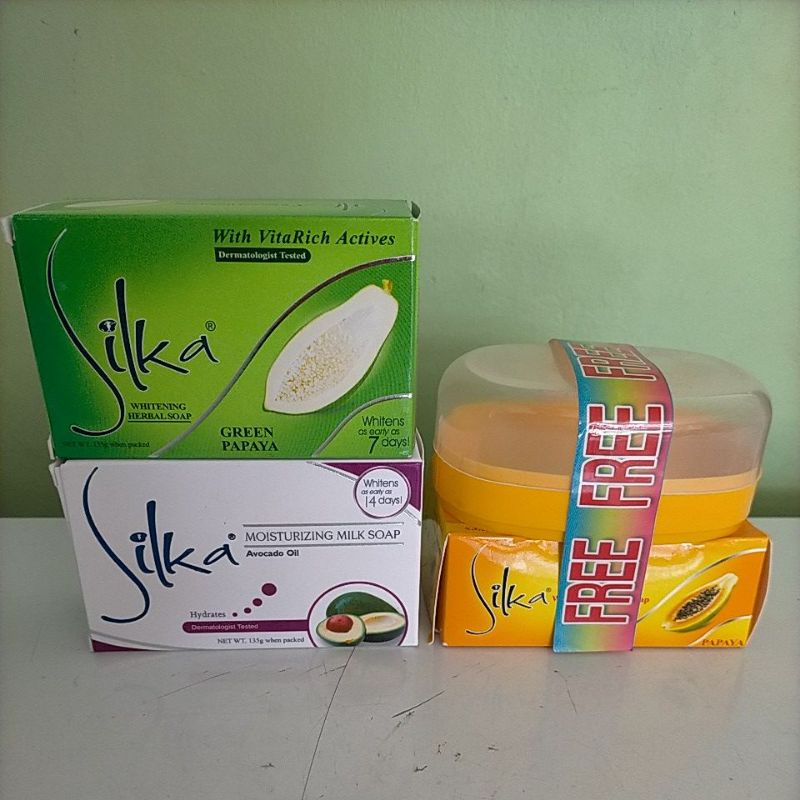 Original Silka Whitening/Moisturizing Soap 135g | Shopee Philippines