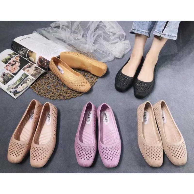 Women s flat jelly shoes Shopee Philippines