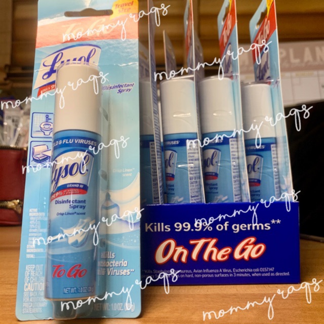 LYSOL TO GO TRAVEL SIZE 28G CRISP LINEN Shopee Philippines