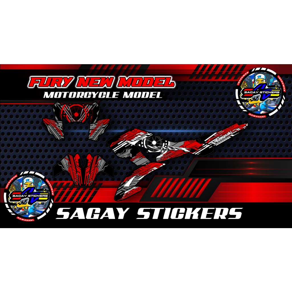 Kawasaki deals fury decals