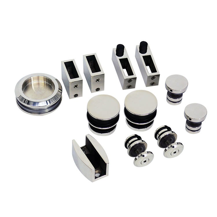 Frameless Bathroom Sliding Door Bathroom Glass Sliding Door Pulley Track Shower Room Glass