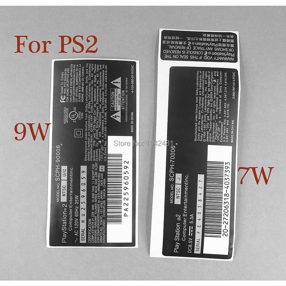 1pcs Full Cover label Stickers For Sony Playstation 2 Controller label ...