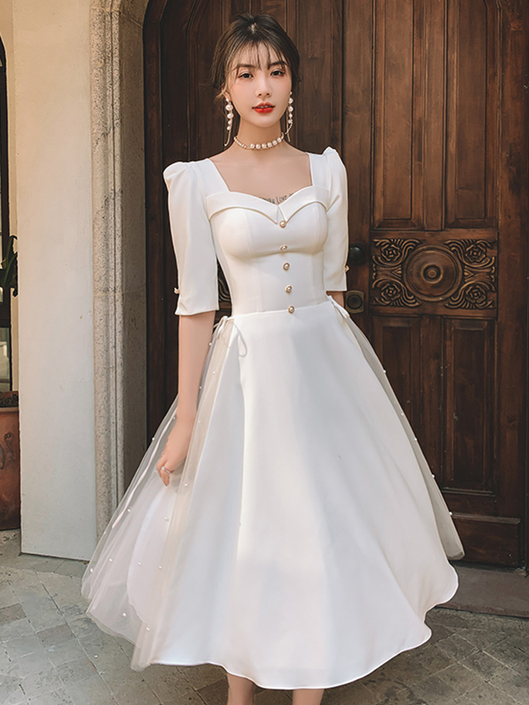 White formal best sale evening gowns