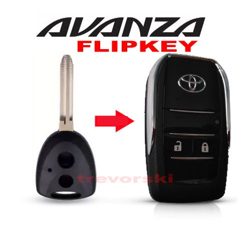 flip key conversion kit case folding key for Toyota Avanza | Shopee ...