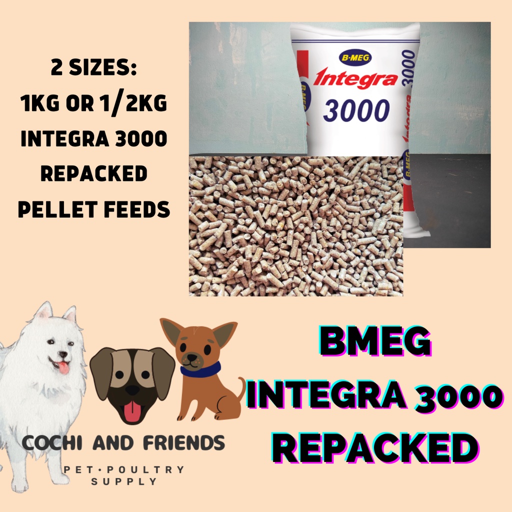 BMEG Integra 3000 Feeds Poultry Pellet (Repacked) | Shopee Philippines