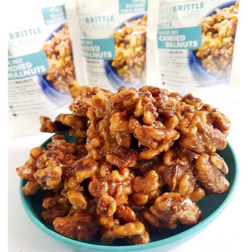 SDP Sugarfree Candied Walnuts & Glazed Almonds Keto Brittle Nut