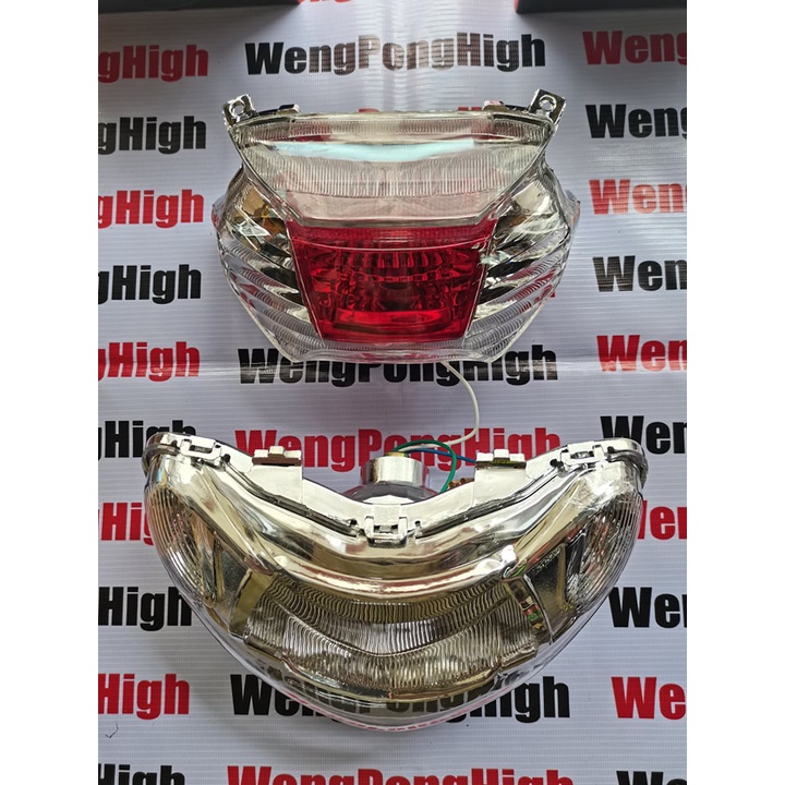 HEADLIGHT AND TAIL LIGHT MIO AMORE/SPORTY WITH BULB AND HARNESS YSK