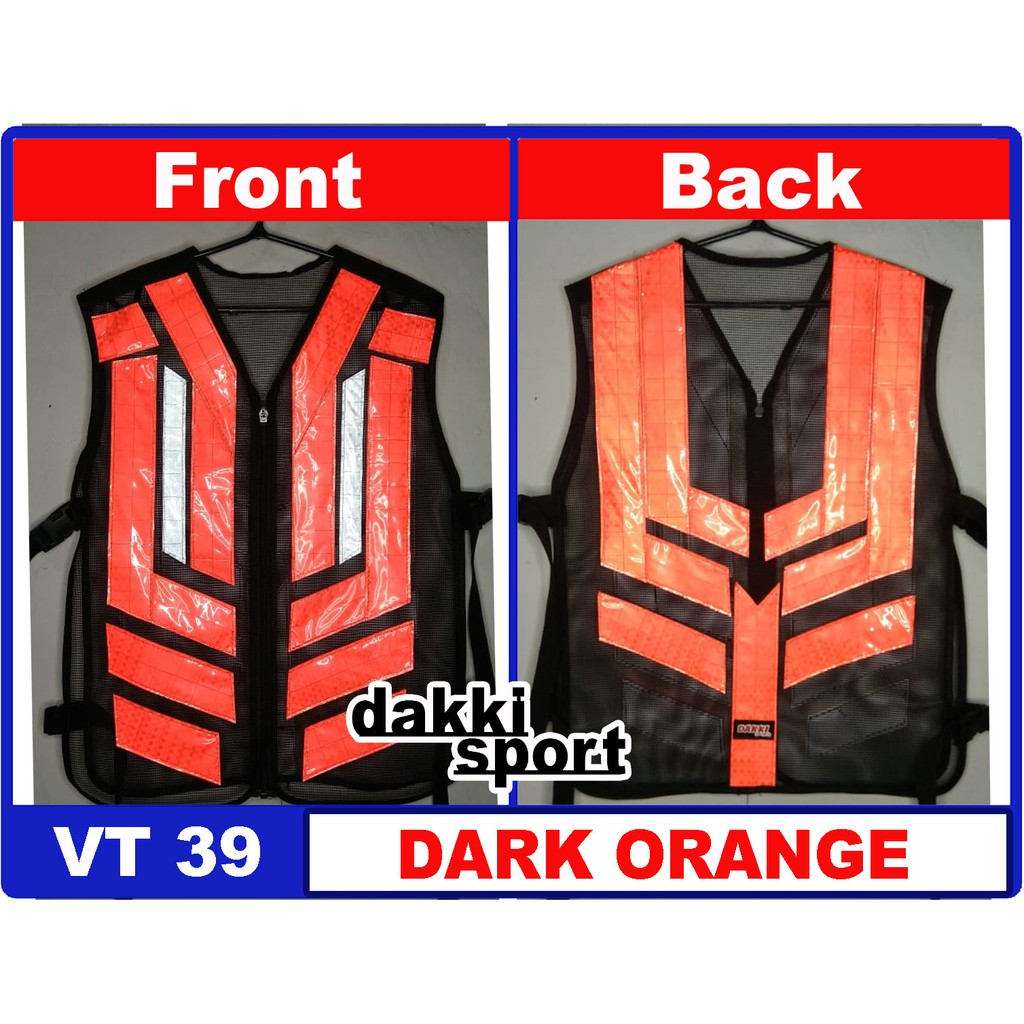 Dakkisport Motorcycle Reflectorized Riders Sports Vest Vt39 Shopee Philippines