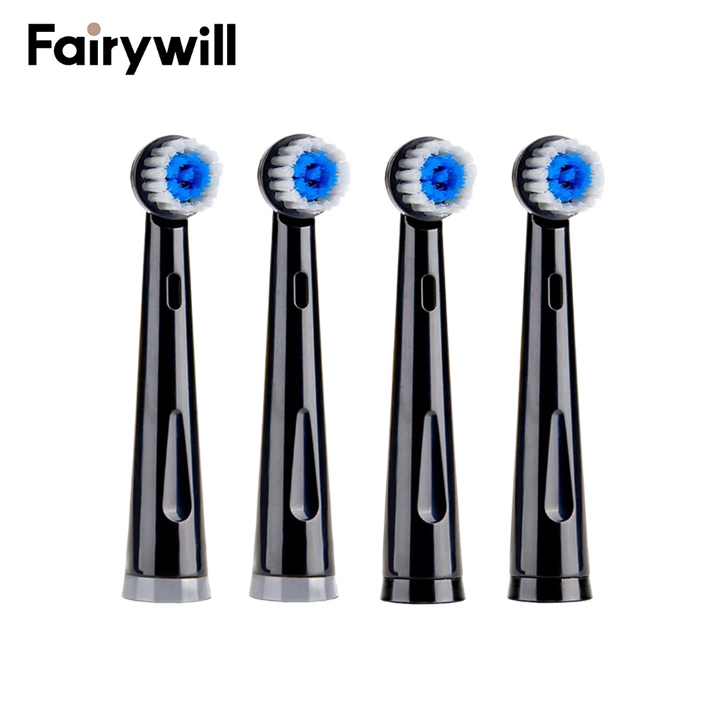 Fairywill 2205 Electric Toothbrushes Replacement Heads 4 Pcs Shopee