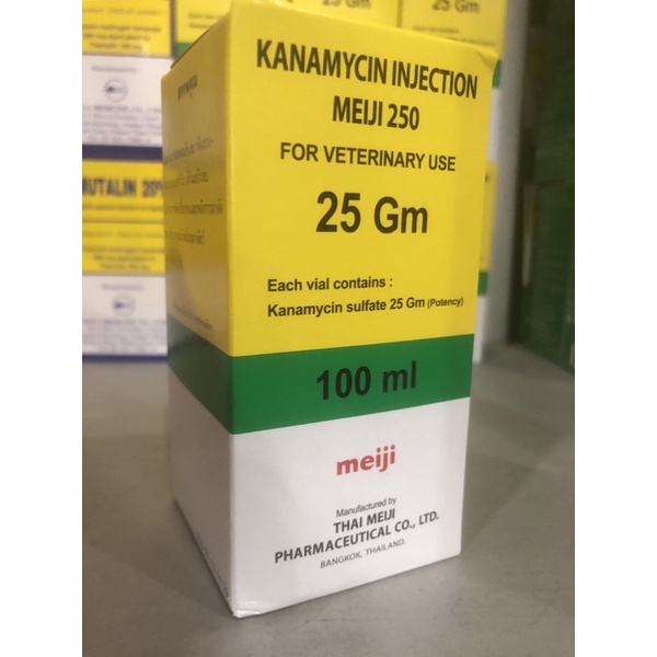 KANAMYCIN INJECTION MEIJI 250 Yellow Box 100 Ml. Shopee Philippines
