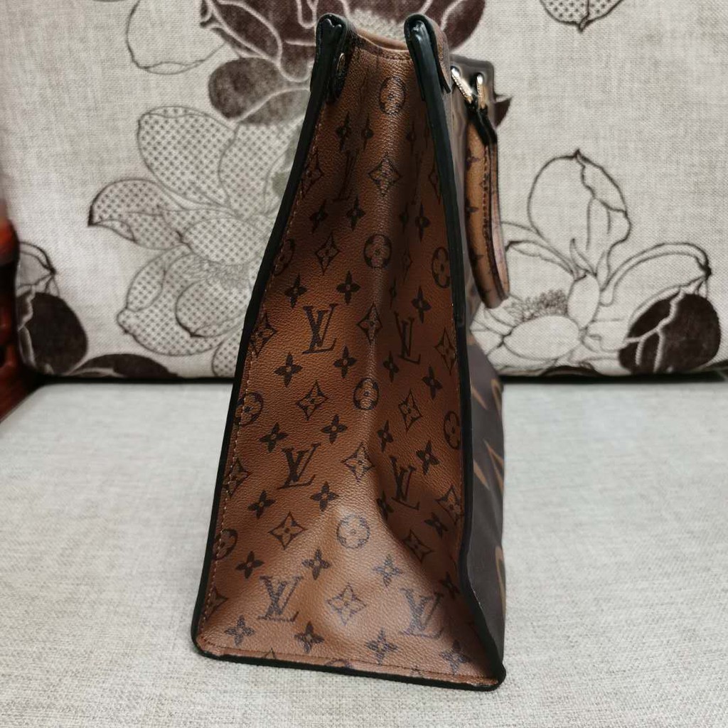 HOT MRJC # FASHION LV ON THE GO TOTE BAG BIG LOGO LOUIS VUITTON SHOPPING  BAGS