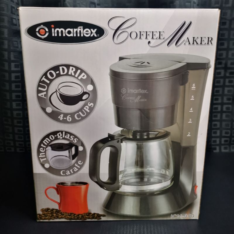 Imarflex ICM300 Coffee Maker (Black) Shopee Philippines