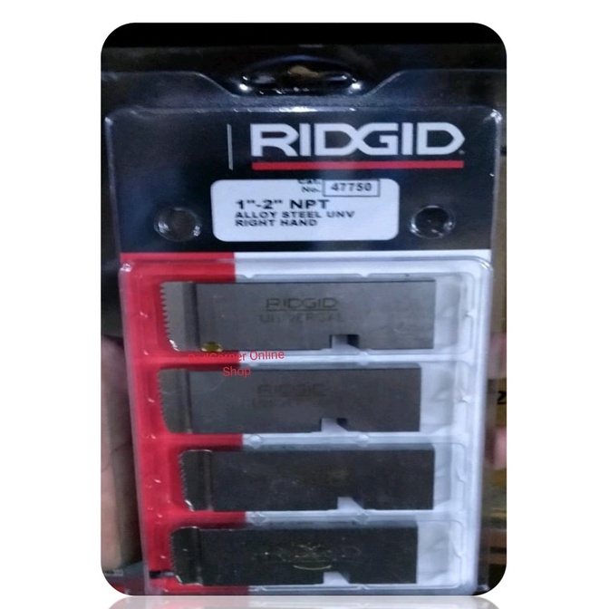 RIDGID Threading Machine Dies, RightHanded Alloy NPT Pipe Dies 1" 2