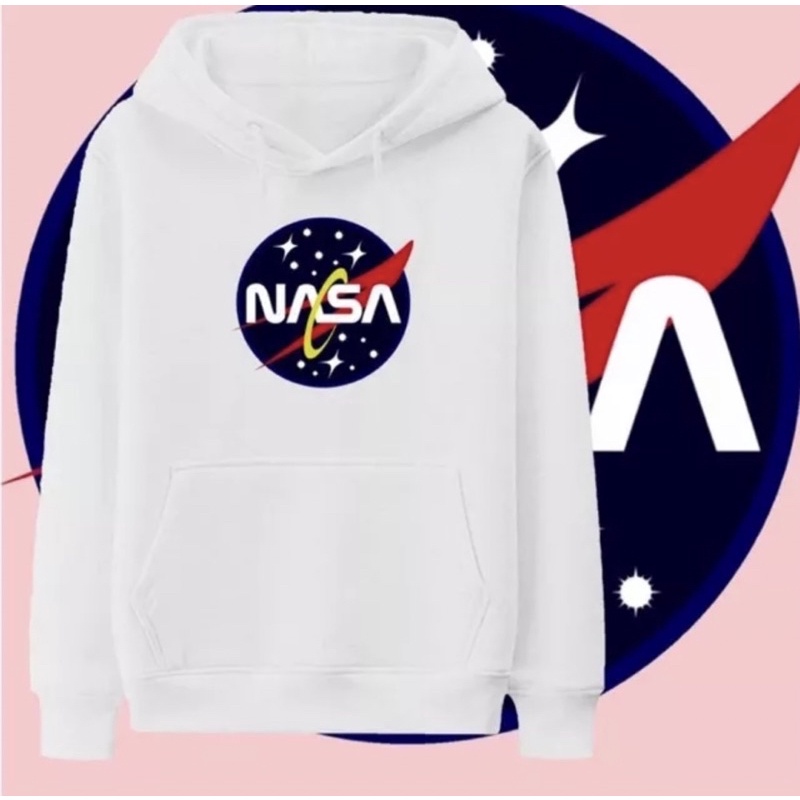 NASA hoodie jacket unisex men and women cotton makapal malambot good quality nice outwear