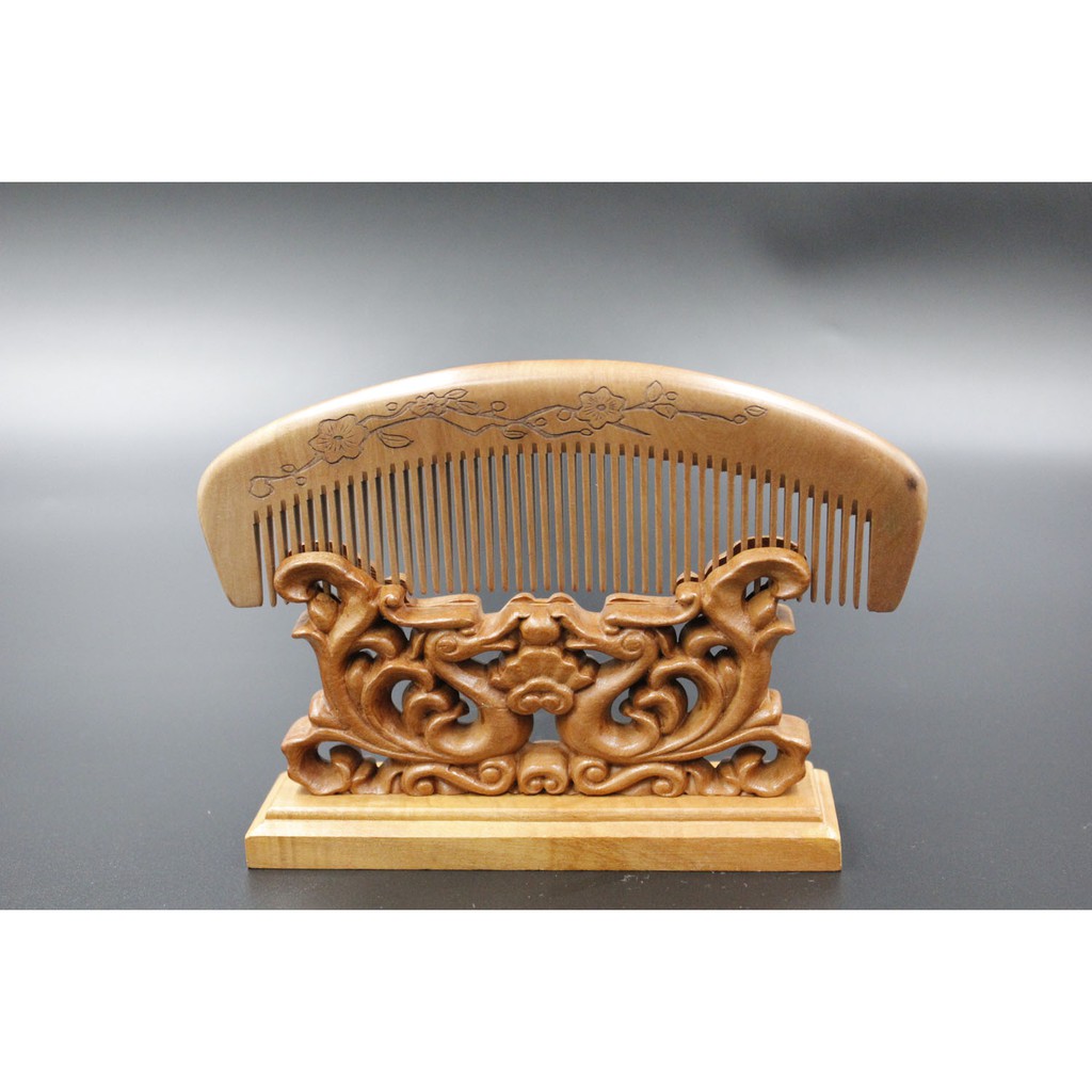 HUA MULAN J16-1 PEACHWOOD ENGRAVED COMB | Shopee Philippines