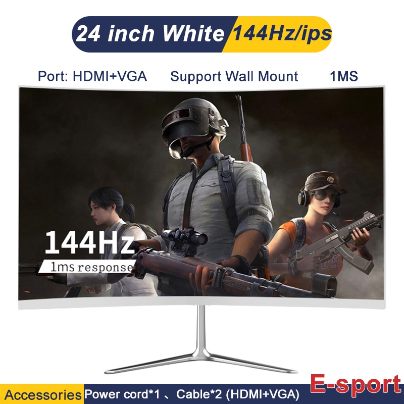 Expose Inch Gaming Monitor Computer Inch Pc Laptop Desktop Hz Ips Hz White