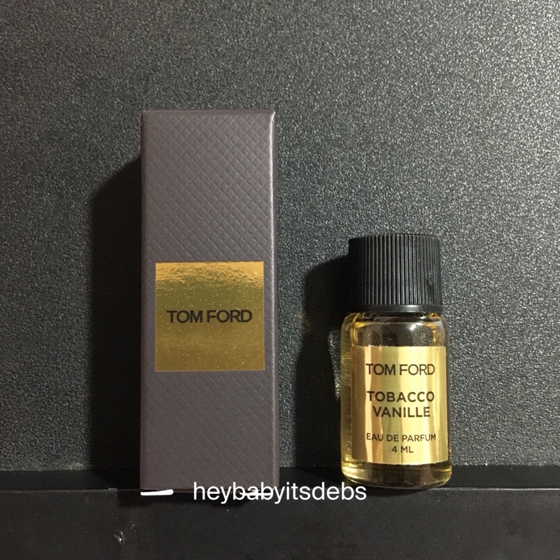 Authentic Tom Ford Tobacco Vanille 4ml Mini Perfume (Bnew) | Shopee ...