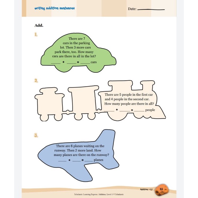 81pages L1 SCHOLASTIC MATH (ADDITION) | Shopee Philippines