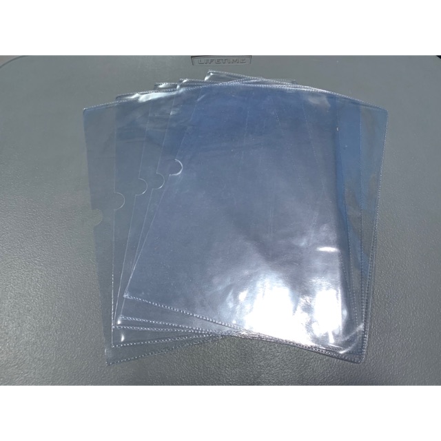 Short Size (8.5x11") Clear Plastic Jacket set of 12 pcs. Shopee