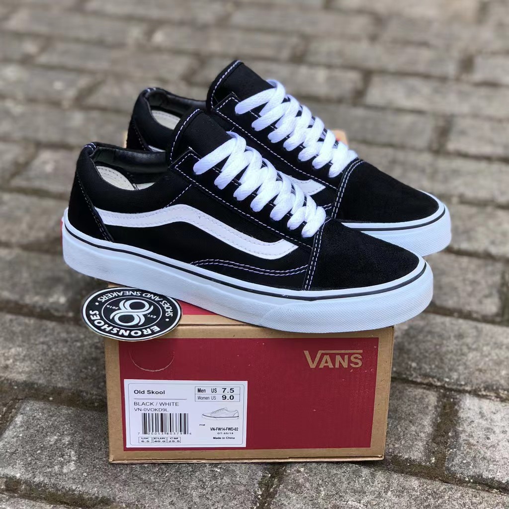 Black and hotsell white vans price