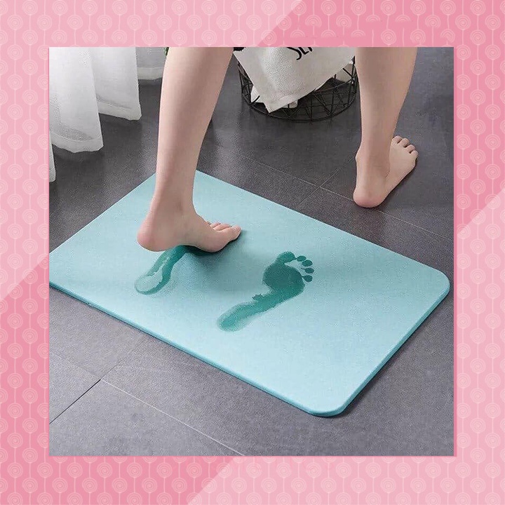 Super absorbent hard stone foot cleaning mat made in Japan | Shopee ...