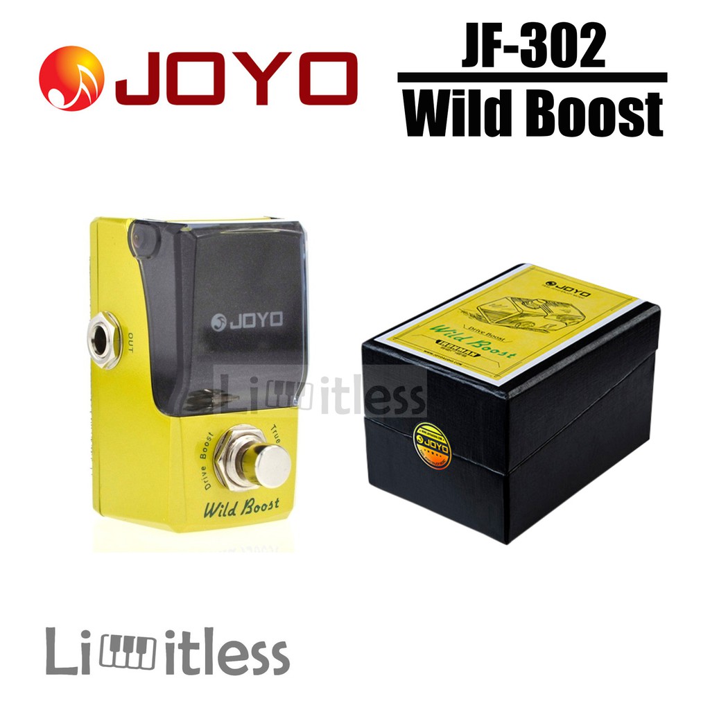 Guitar Effect Joyo JF302 Ironman Wild Boost Drive Pedal JF302 Original