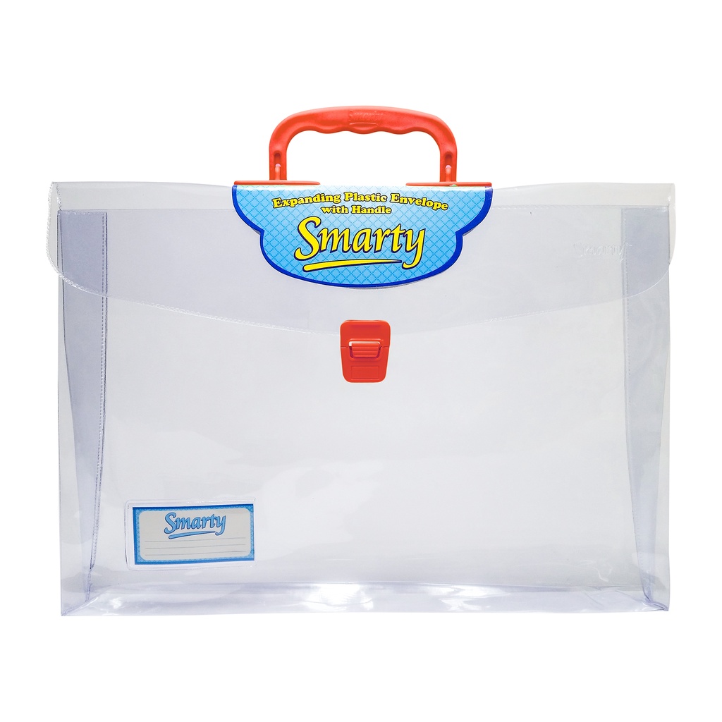 Smarty Long Transparent Expandable Plastic Envelope w/ Handle (MAKAPAL