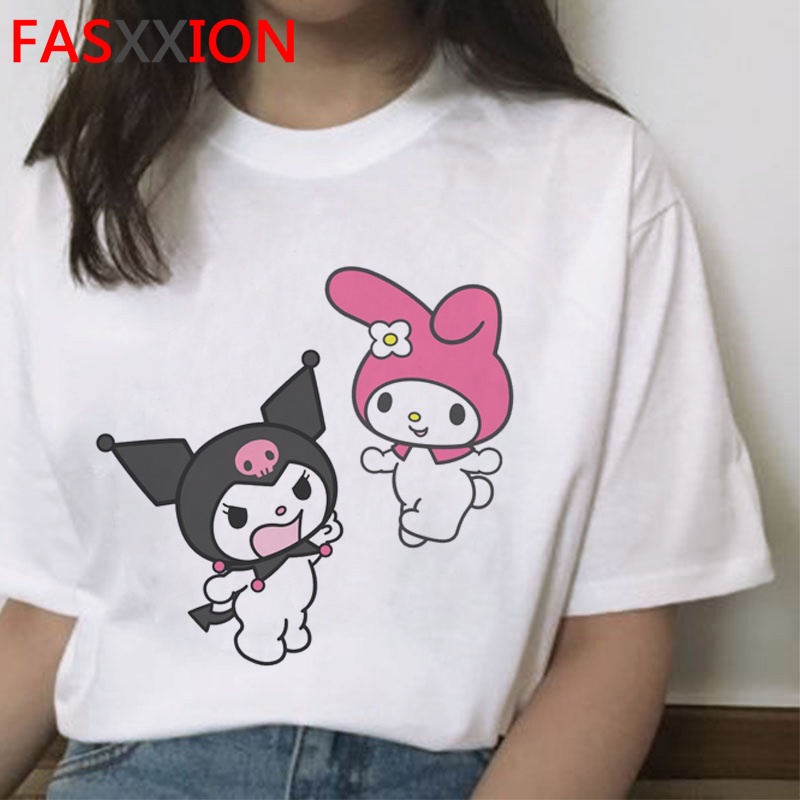 Kuromi tshirt women couple clothes kawaii harajuku kawaii print y2k ...