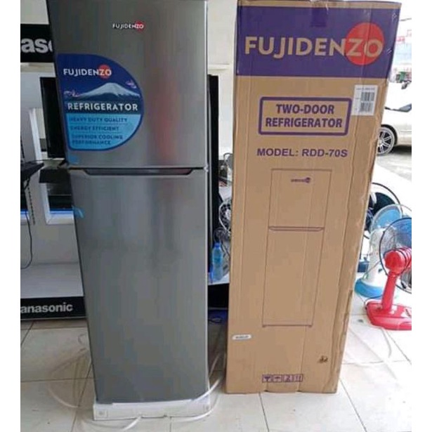 Fujidenzo 7 cu. ft. Two Door Direct Cool Refrigerator RDD70S