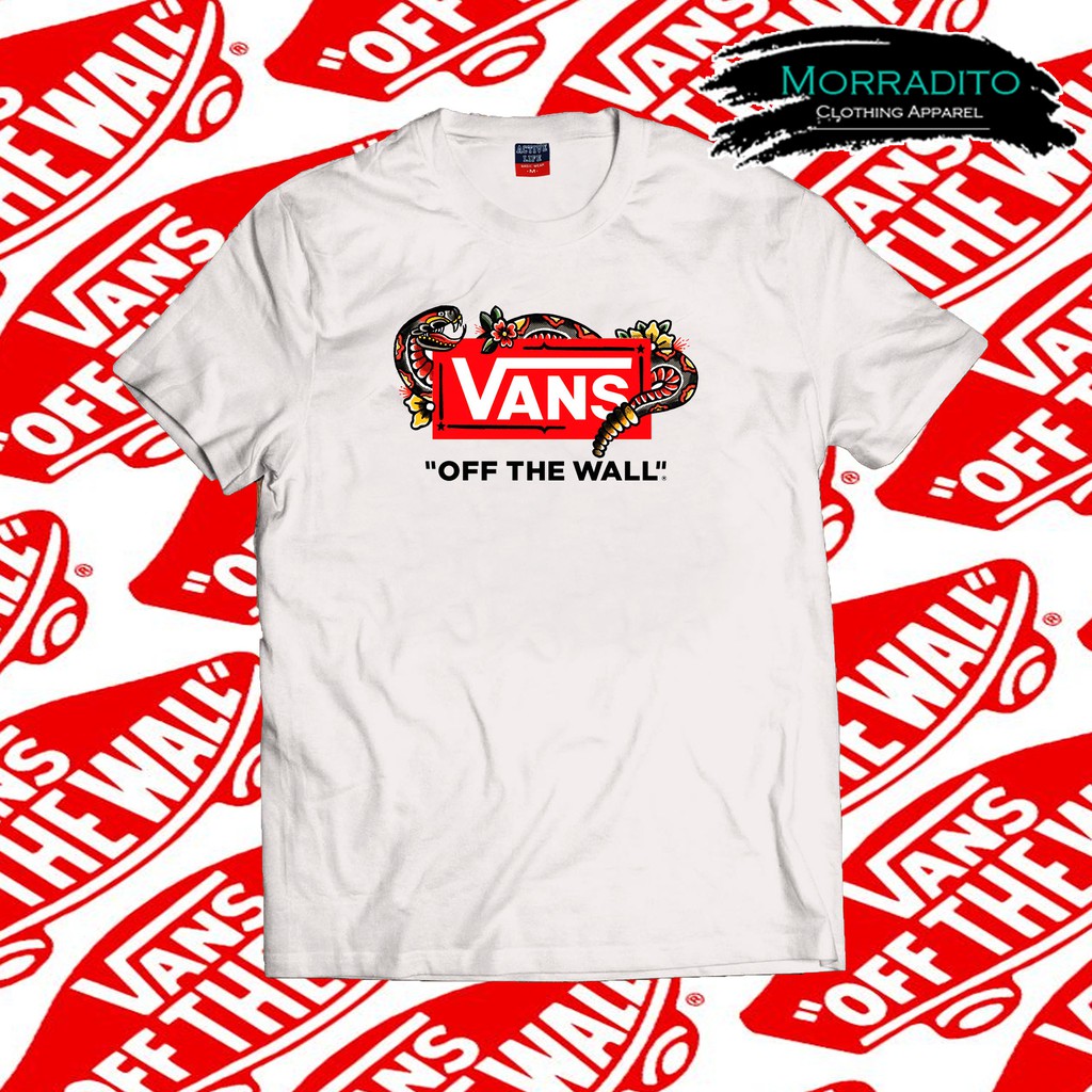 VANS SHIRT NEW SNAKE DESIGN COTTON TREND Shopee Philippines