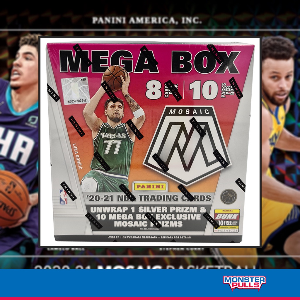 2020 Mosaic Basketball Mega Box NBA CARDS Panini Basketball Box