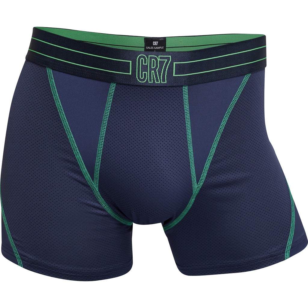 Cr7 Microfiber Trunks in Blue for Men