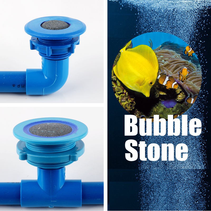 Various Aquarium Air Bubble Stone Disk Oxygen Air Stone Pond Tank