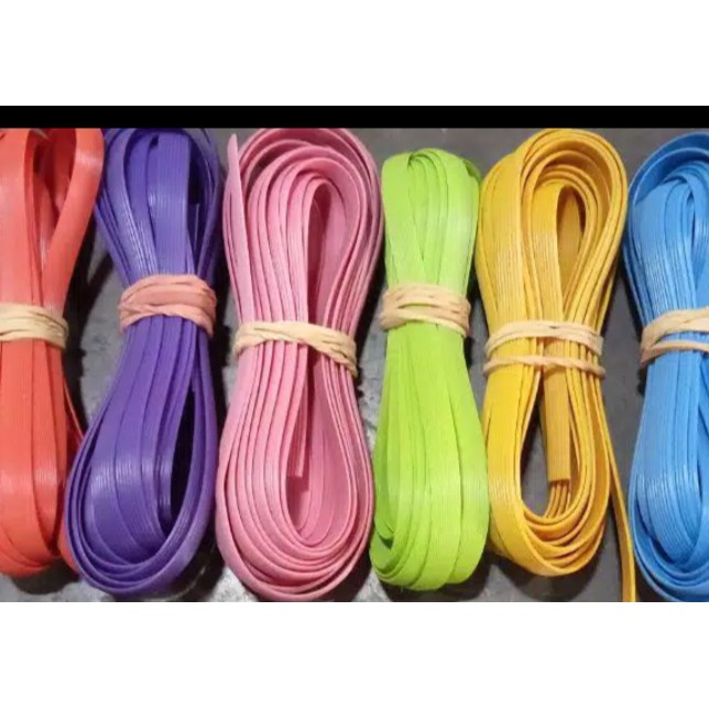 Plastic Rattan LESIO Rope - Synthetic Rattan Rope - Komecca Rope - Flat Rope  Price PER 50 METER
