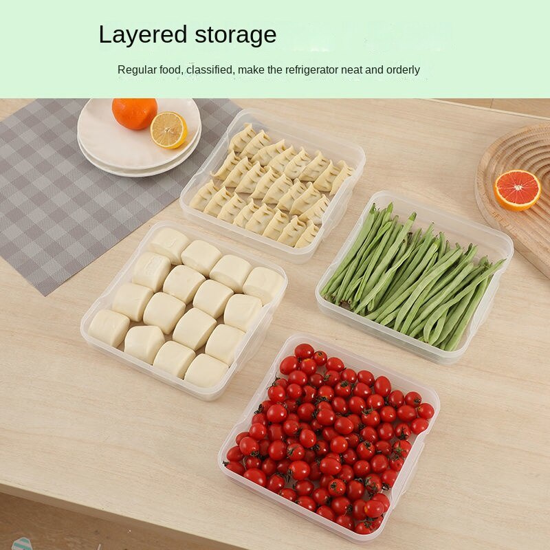 Mini dumpling box refrigerator special multi-layer frozen dumpling ...