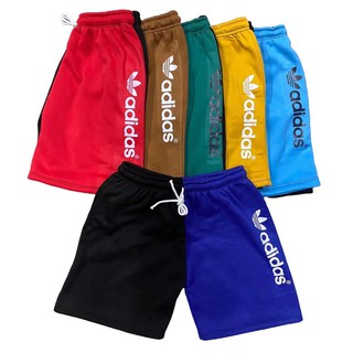 Mens Sweat Shorts Tape Logo With Pocket