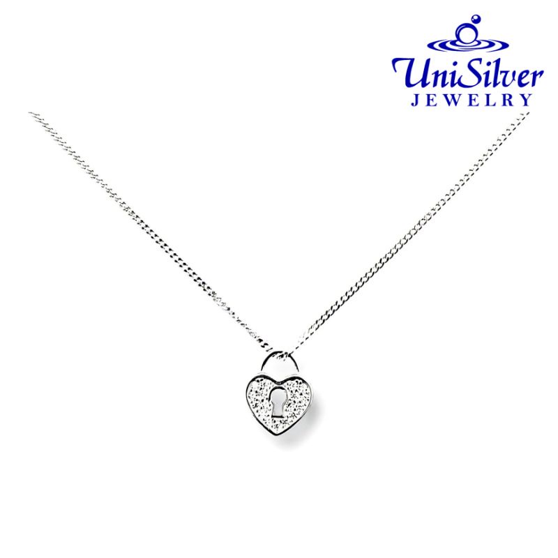 Unisilver 925 Sterling Silver Necklace (NPS203101016) Shopee Philippines