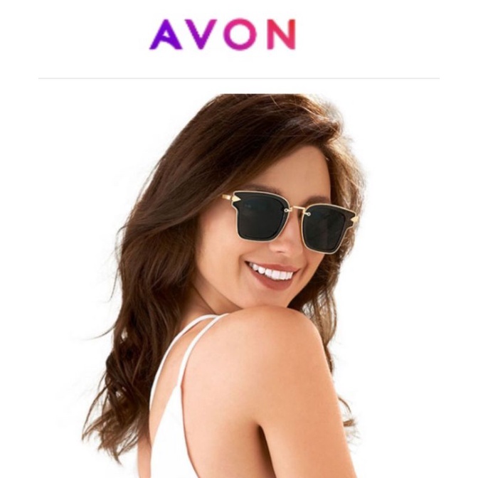 Avon SASCHA SQUARE FRAME SUNGLASSES | Shopee Philippines