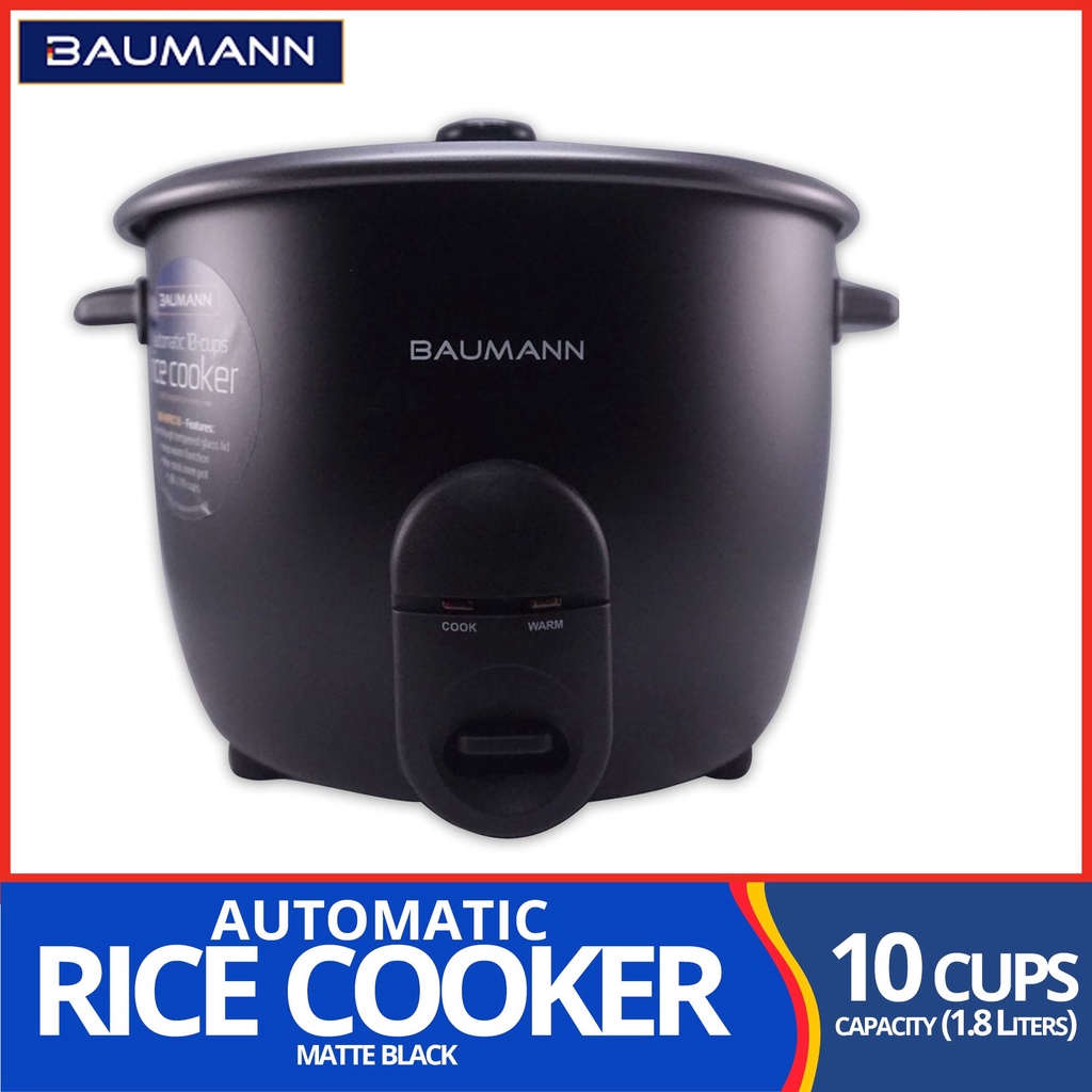 Baumann Rice Cooker 10 Cups Shopee Philippines