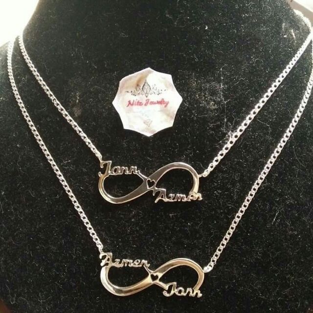 Couples deals infinity necklace