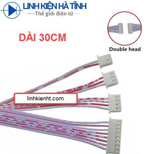 Bag of 10 2-headed bus cables 30cm,2.54mm long, assorted types: 2 pins ...