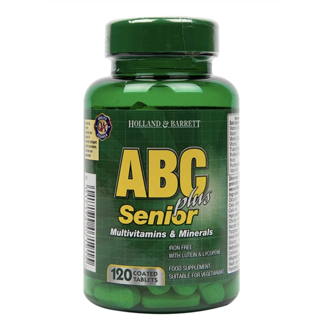 Holland & Barrett ABC PLUS SENIOR 120 Tablets | Shopee Philippines