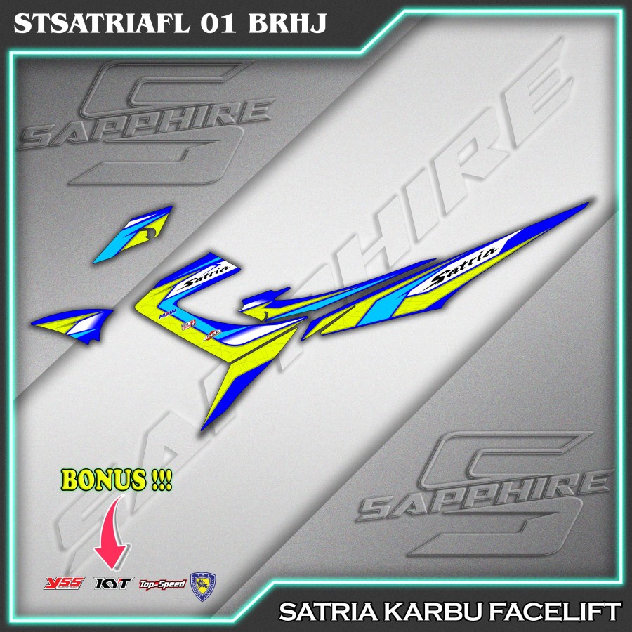 Satria STRIPPING STICKER SATRIA FU FACELIFT STRIPPING STICKER 01 ...