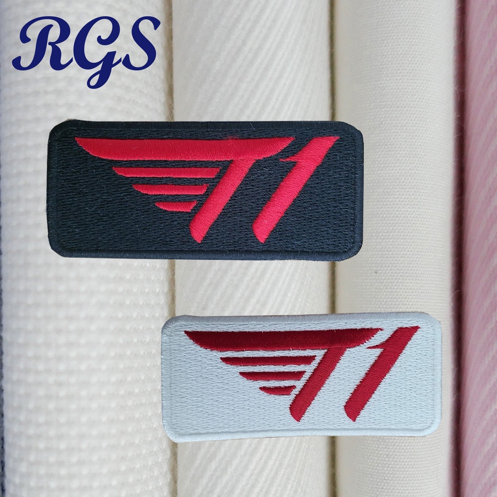 CS GO & DOTA 2 T1 Logo Sew On Iron On Embroidered Patches Patch ...