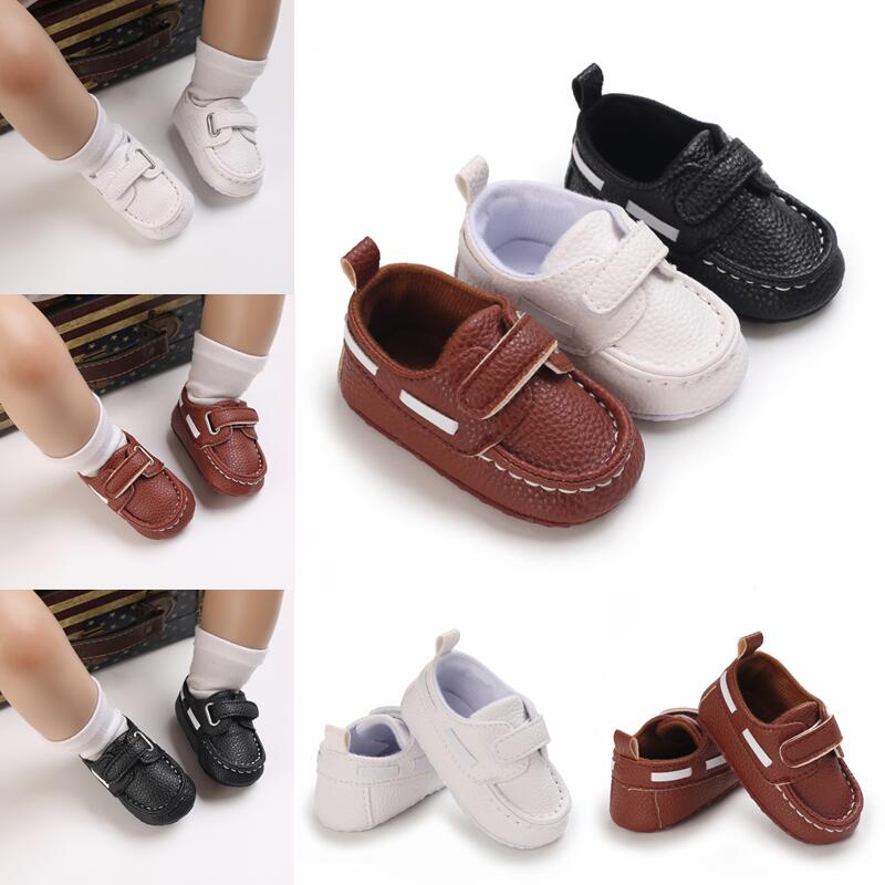 New Walking Shoes Baby Boy Kids Moccasin Shoes Soft Bottom Shoe Formal ...